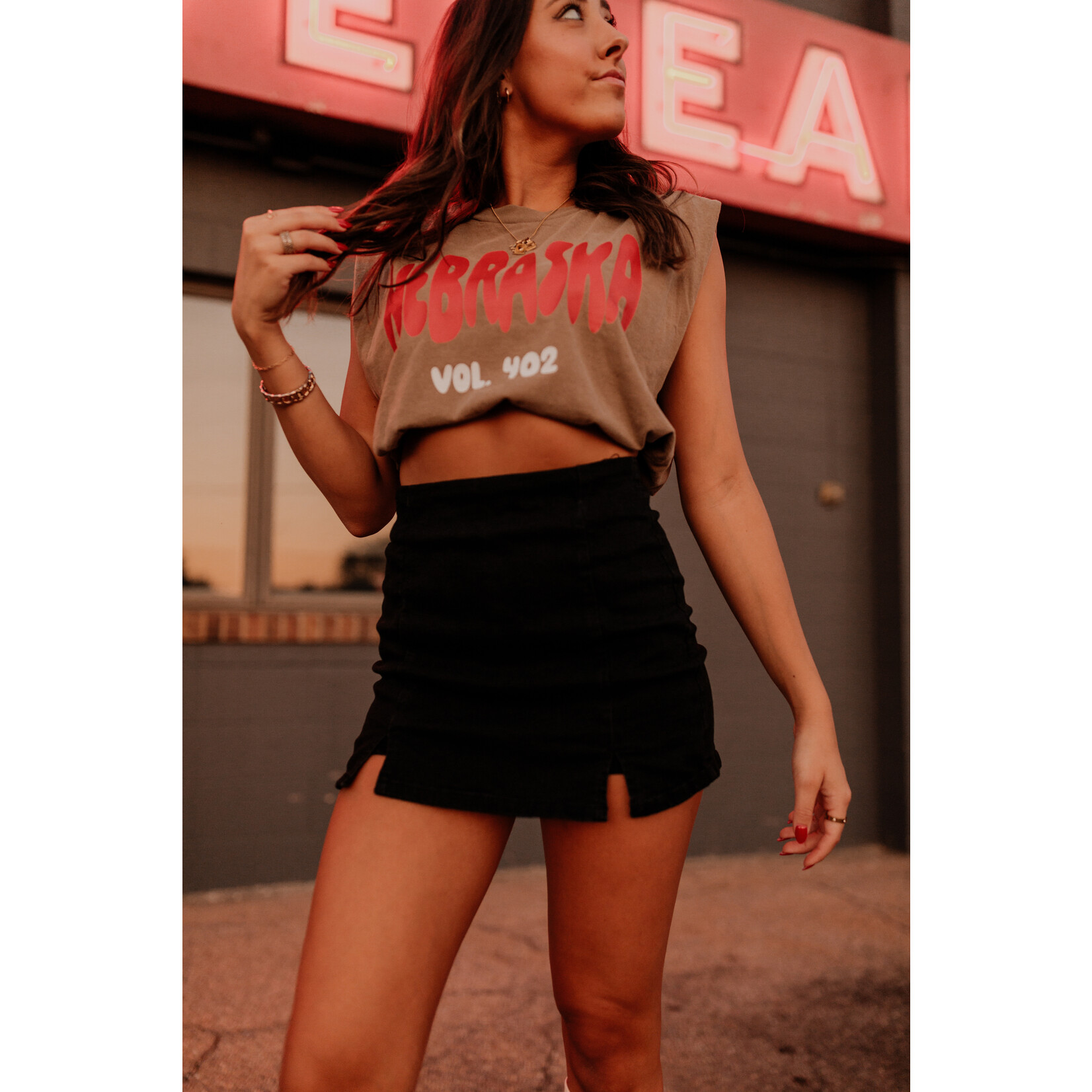 American Apparel Nebraska Vol. 402  Muscle Tee