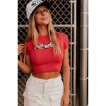 Nebraska Cursive Patch Baby Tee