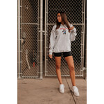 Nebraska Herbie Emb. Grey Hoodie