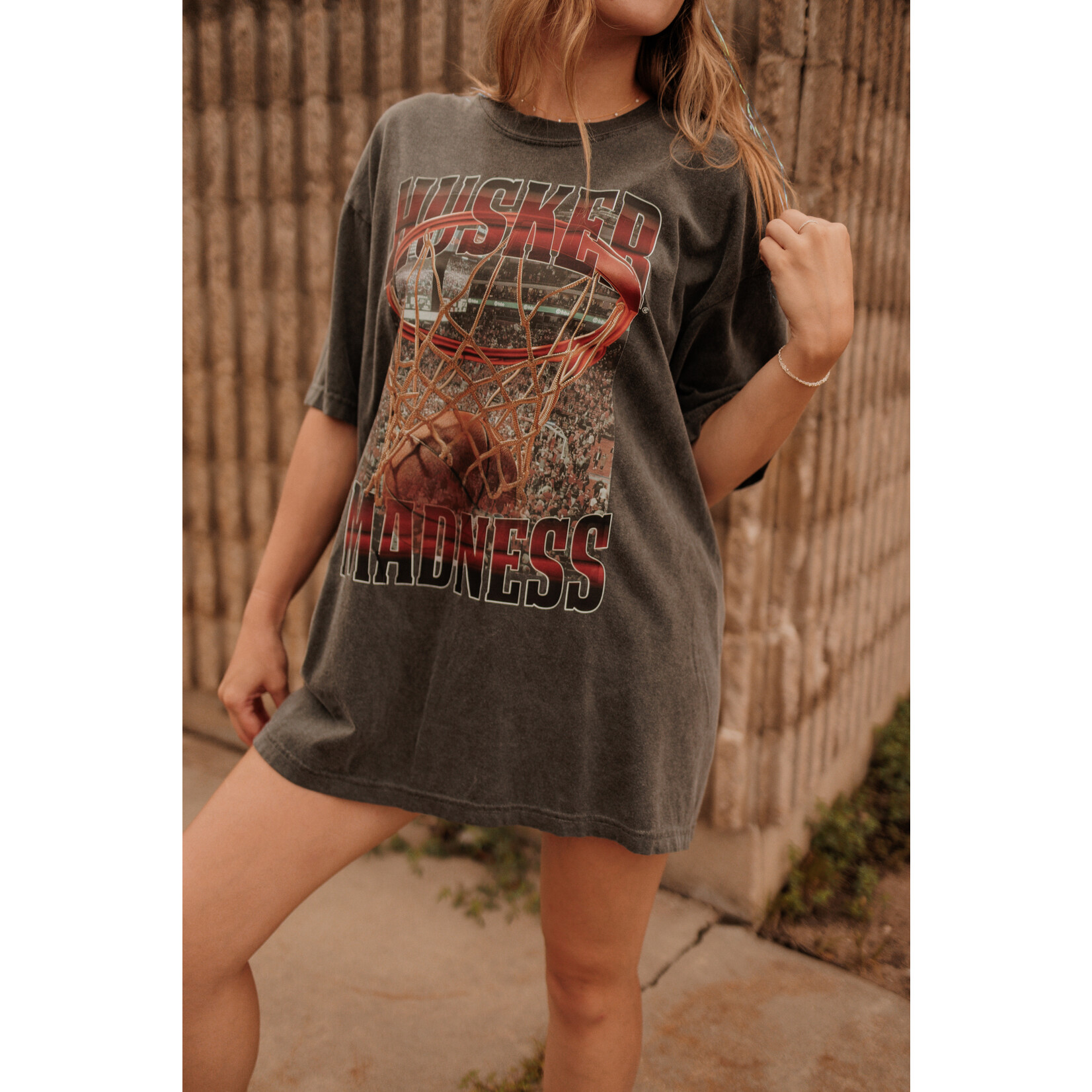 comfort colors Husker Madness Basketball Tee