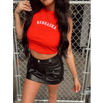 Nebraska Uppercase Emb. Tank