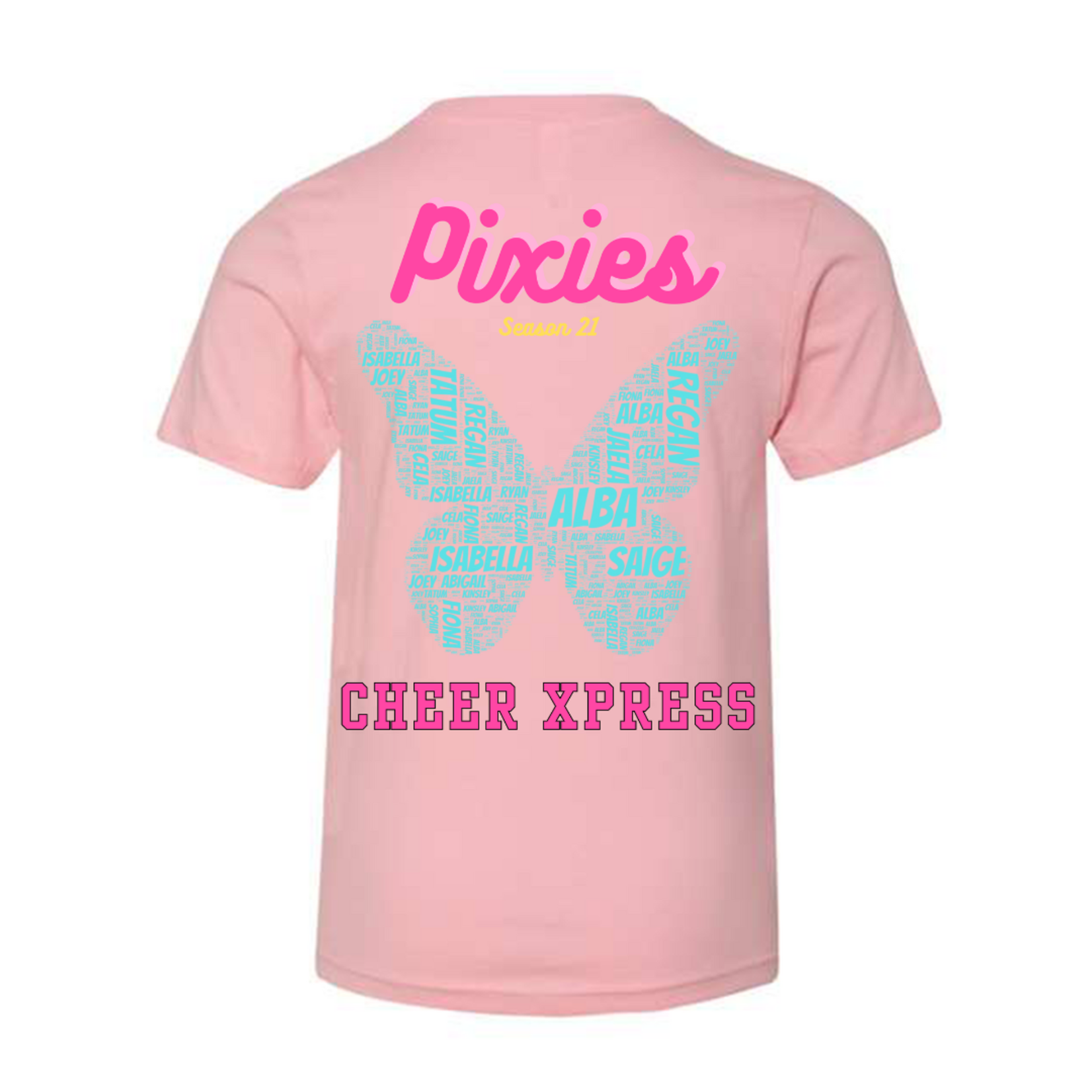 next level Cheer Xpress Pixies Team Tee