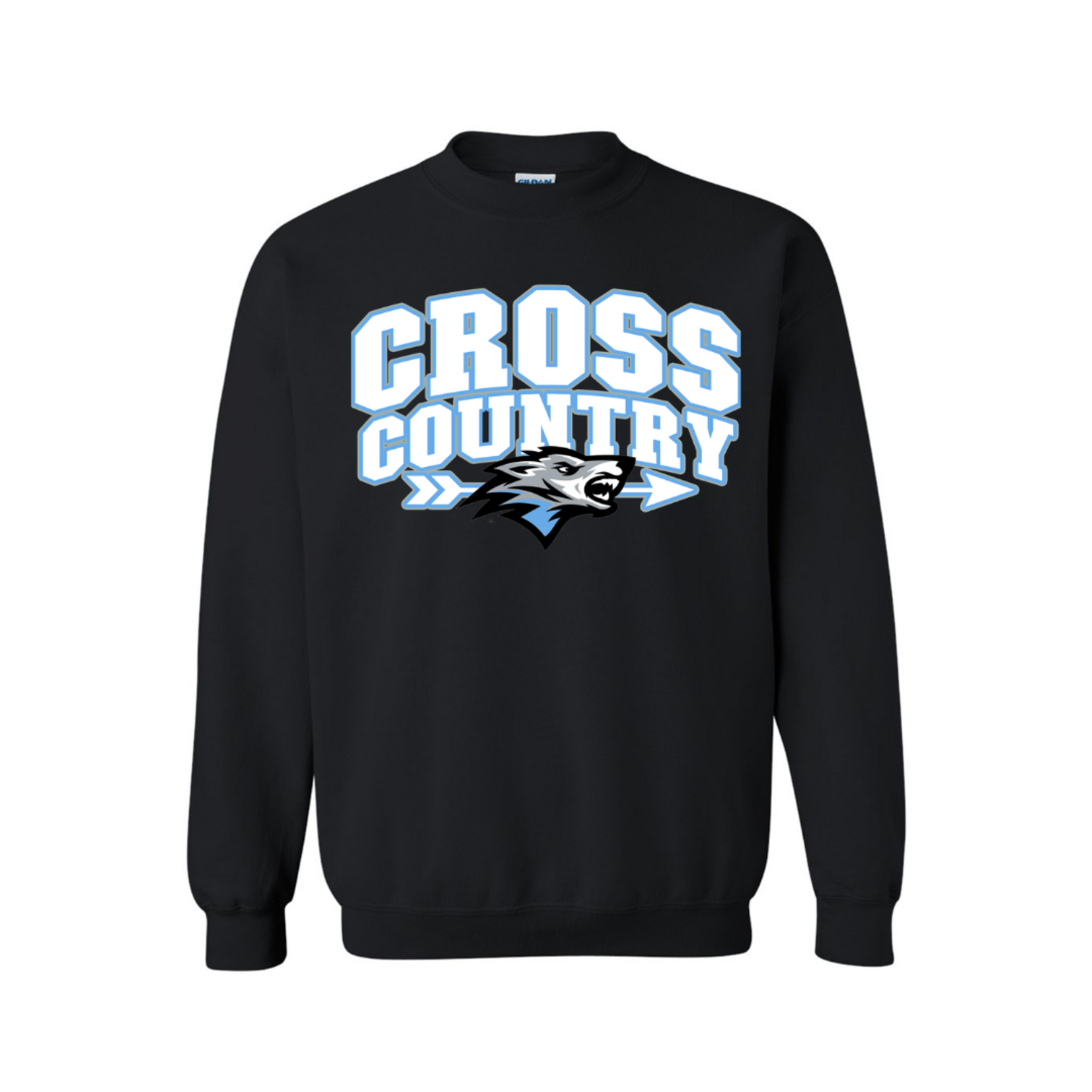 Gildan Elkhorn North Cross Country Bold Crew