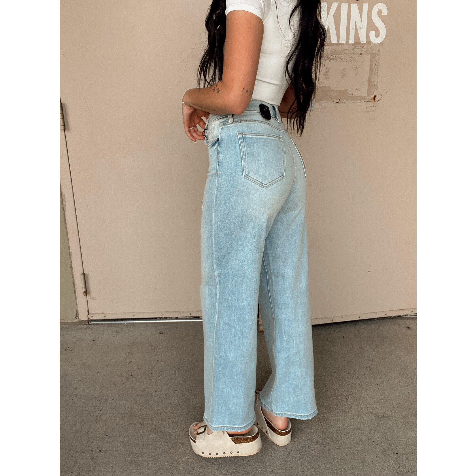 Leah High Waist Wide Leg