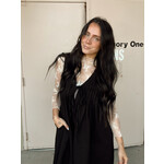 De Vave Sheer Lace Long Sleeve Top