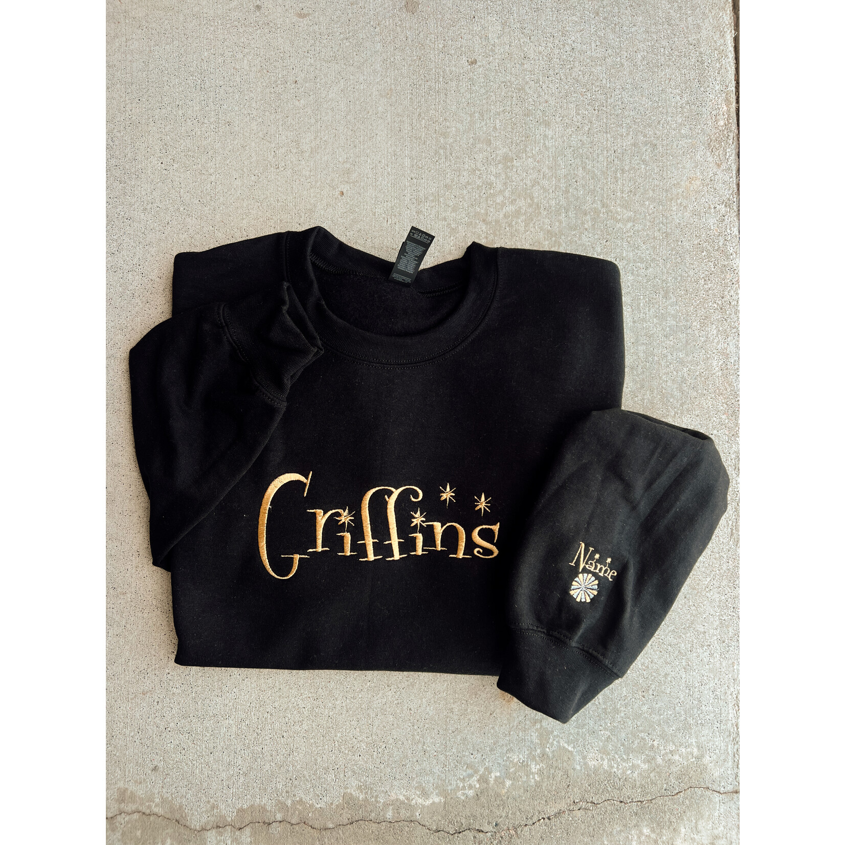 Gildan Griffins Cheer Custom Embroidered Crew