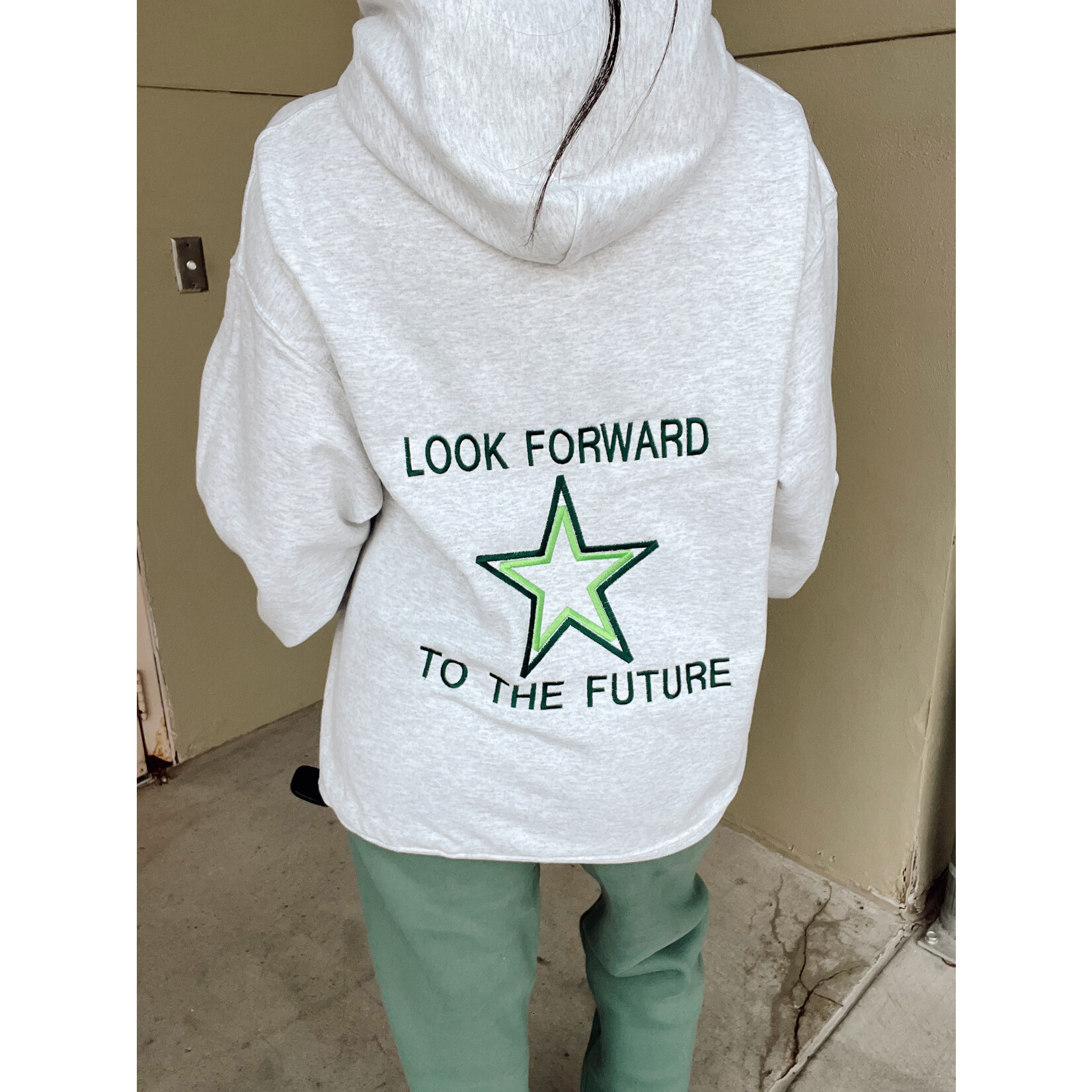 Look Forward To The Future Emb. Hoodie