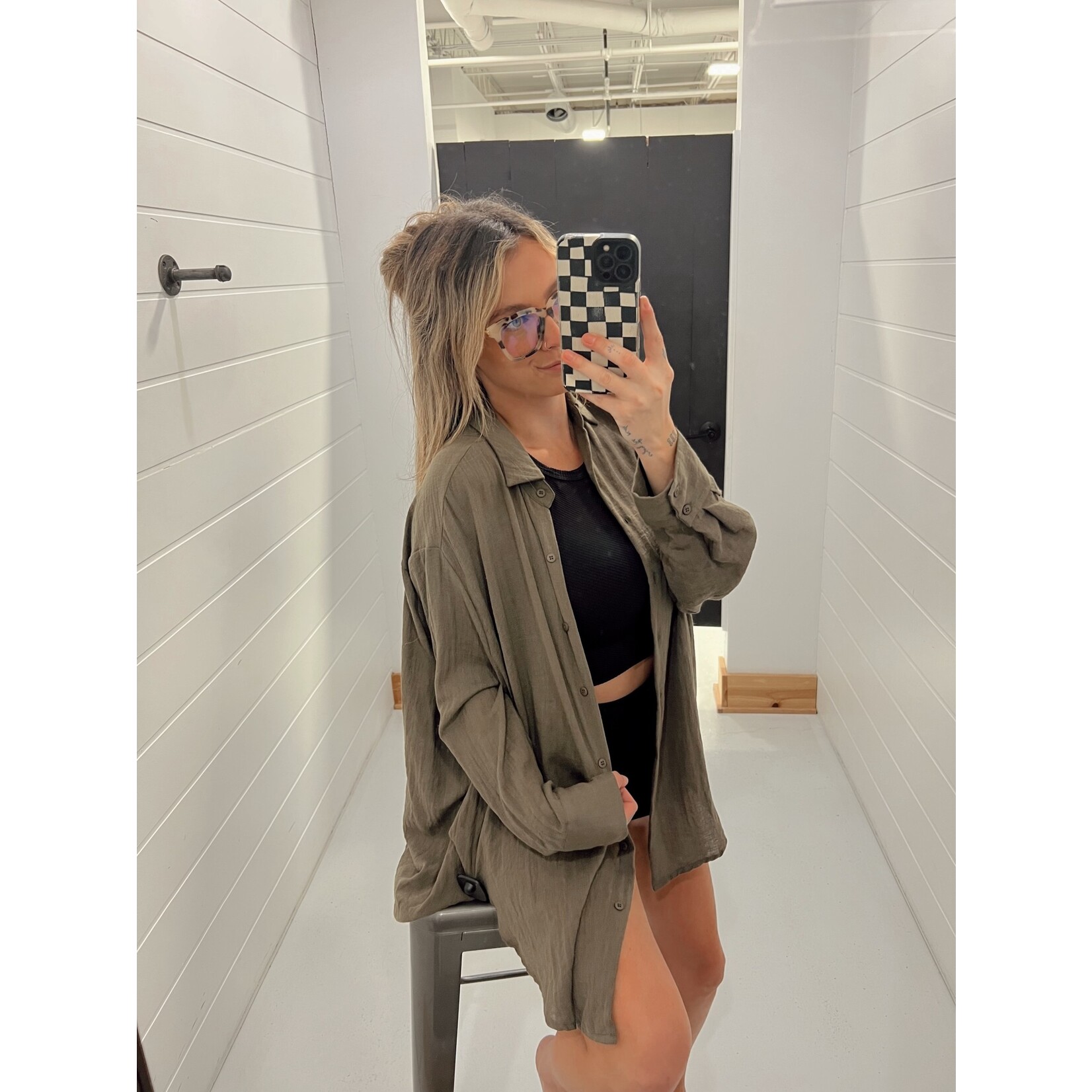 Nicki Button Down