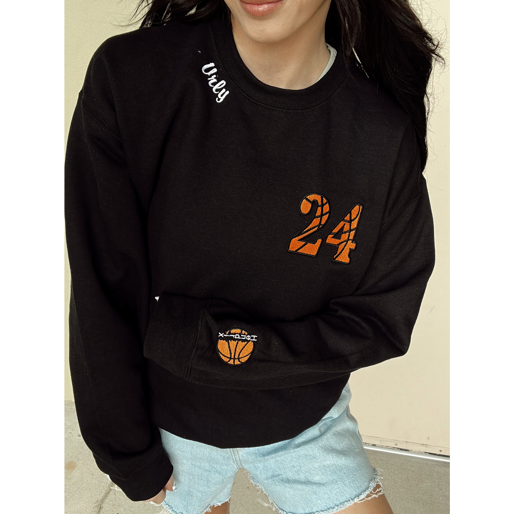 Gildan Basketball Custom Embroidered Crew