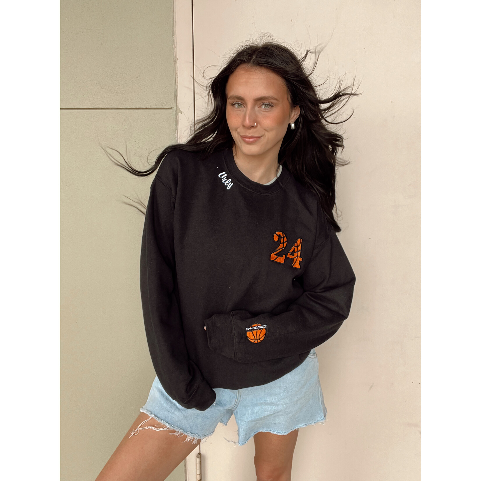 Gildan Basketball Custom Embroidered Crew