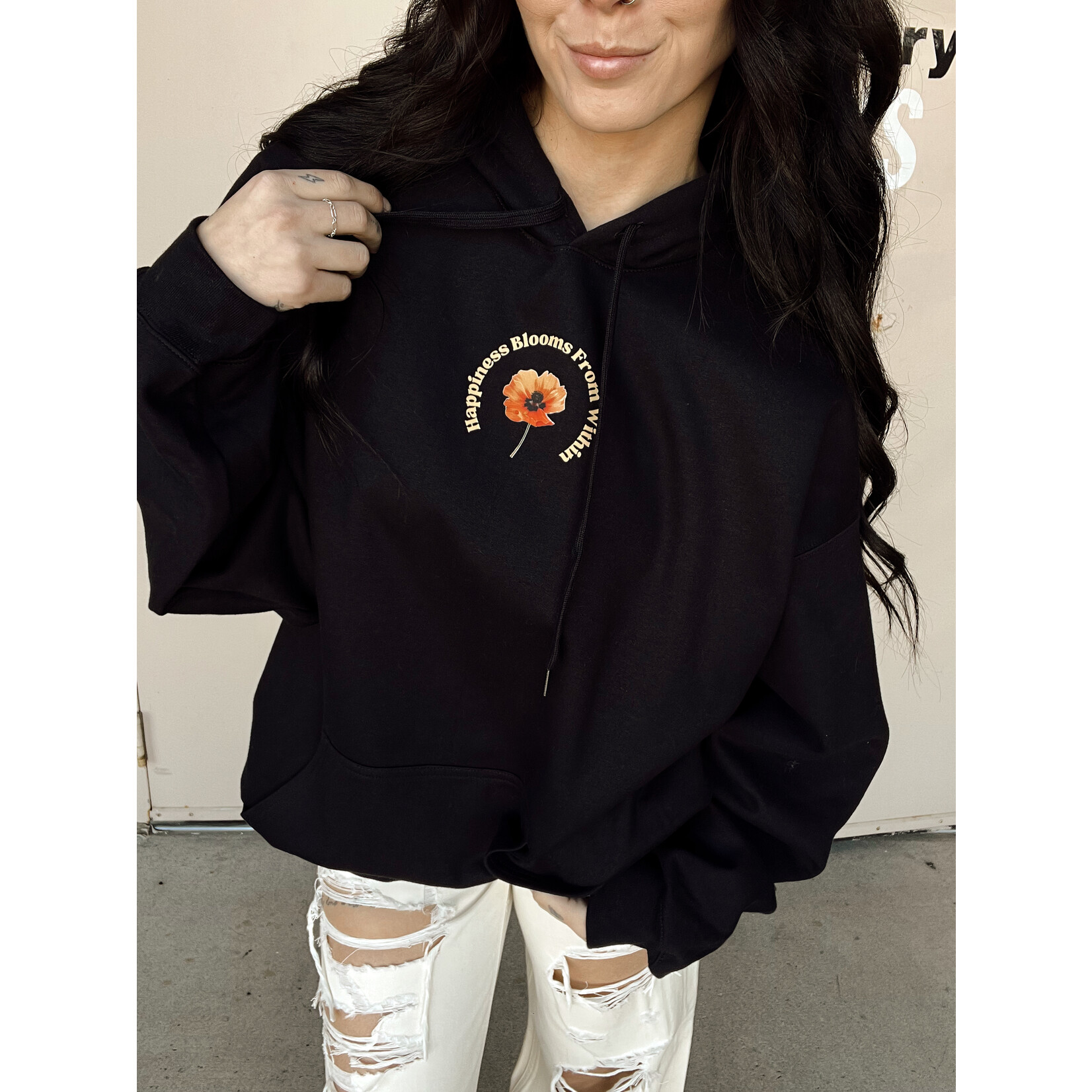 Gildan Happiness Blooms From Within Hoodie