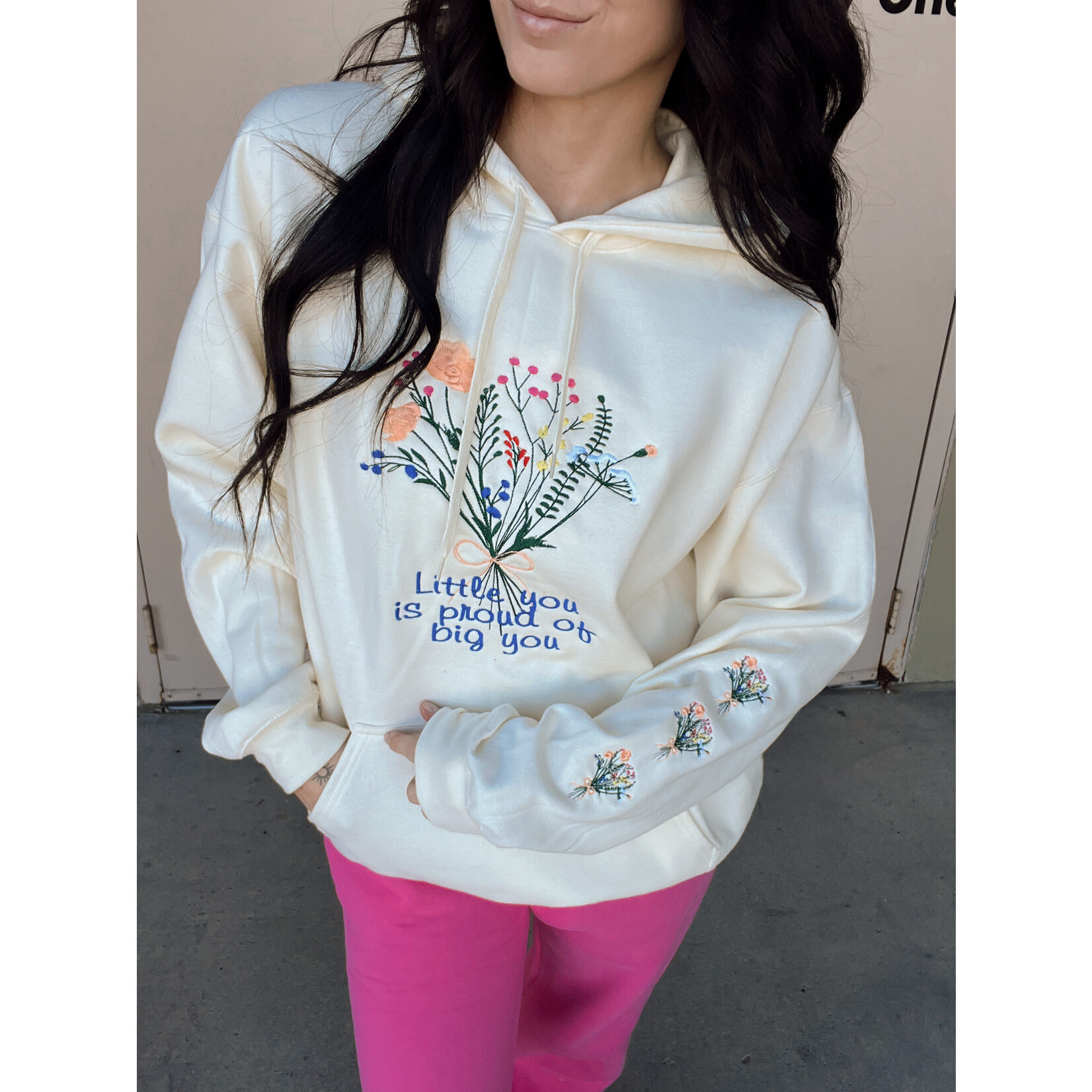 Gildan Little You is Proud of Big You Hoodie