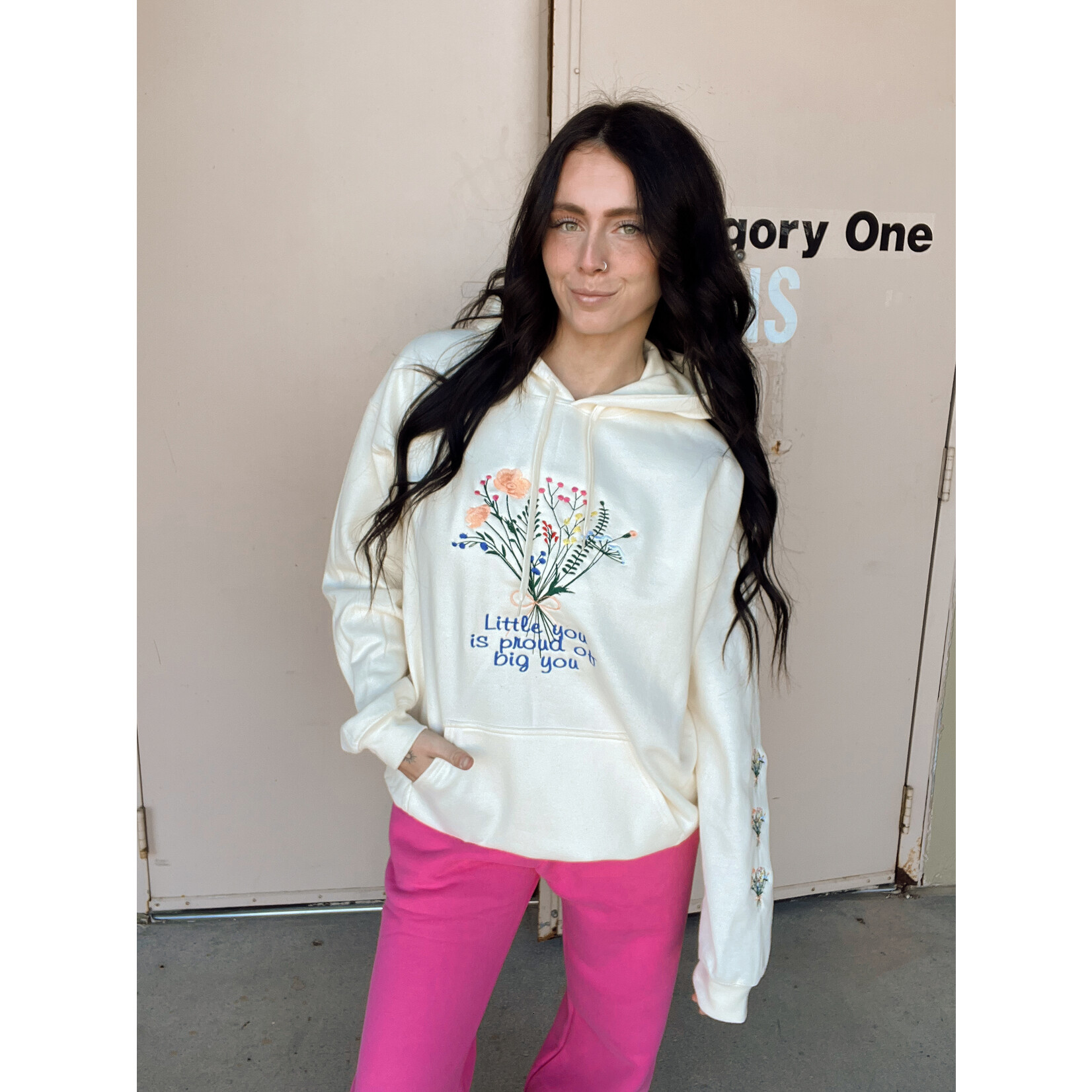 Gildan Little You is Proud of Big You Hoodie