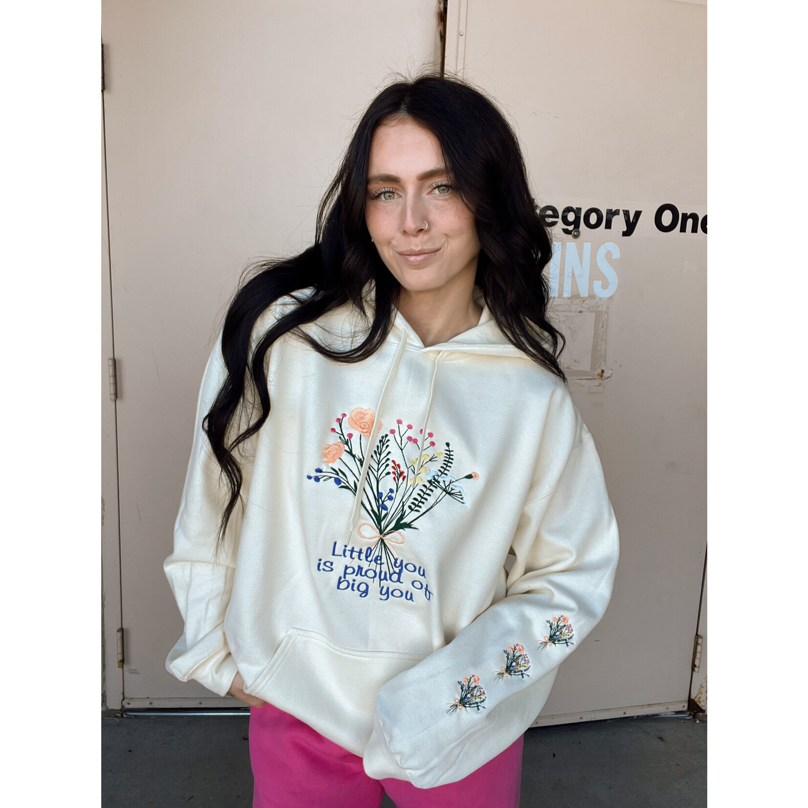 Gildan Little You is Proud of Big You Hoodie