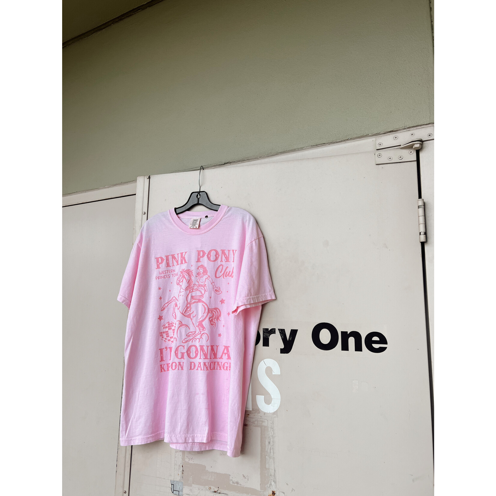 comfort colors Pink Pony Club Tee