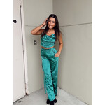 Satin Corset Top & Pants Set