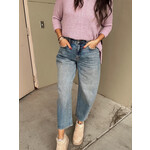 Rod Mid Waisted Barrel Leg Jean
