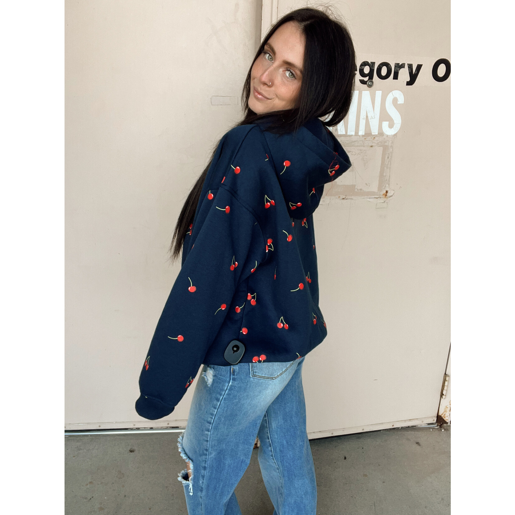 Printed Hoodie Sweatshirt