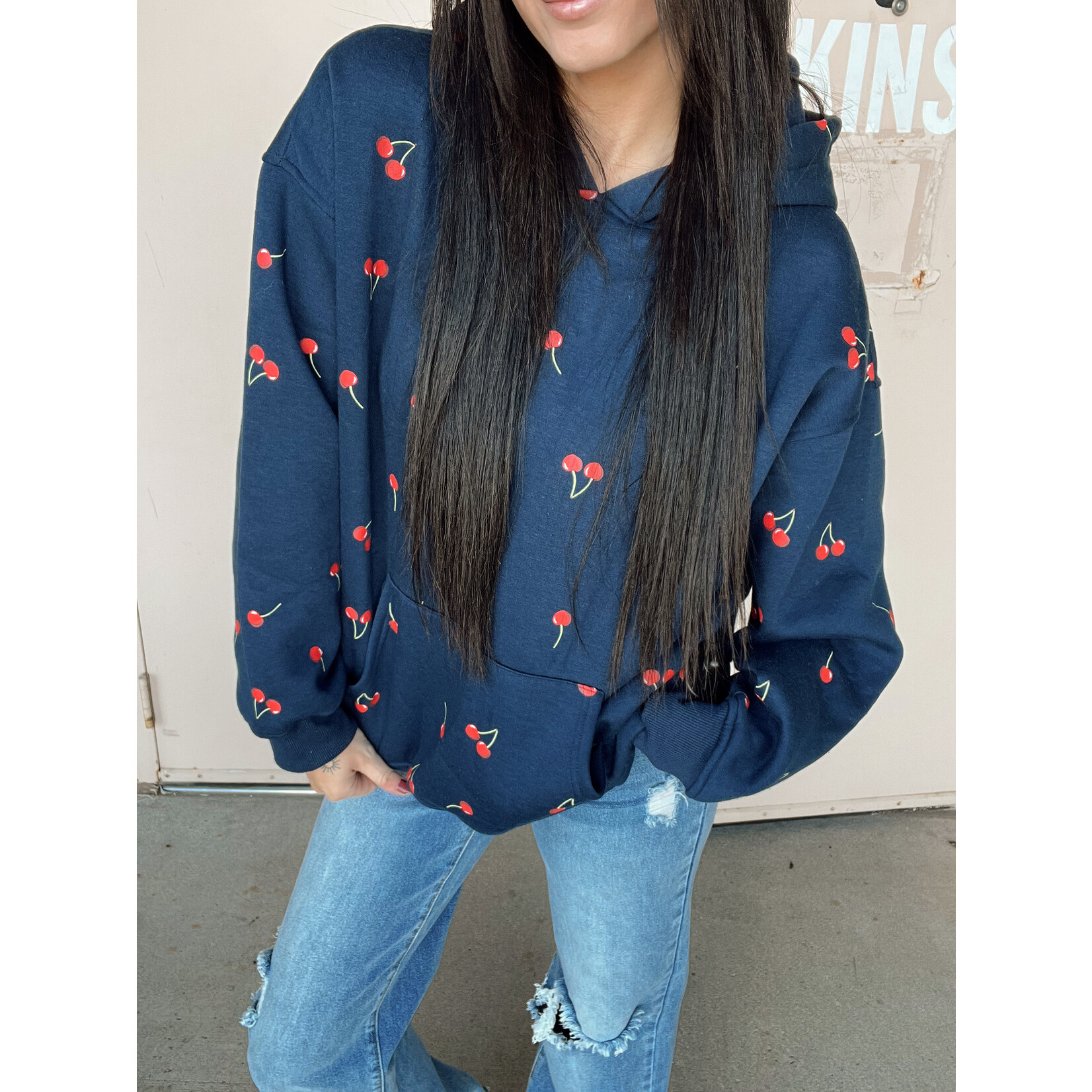 Printed Hoodie Sweatshirt