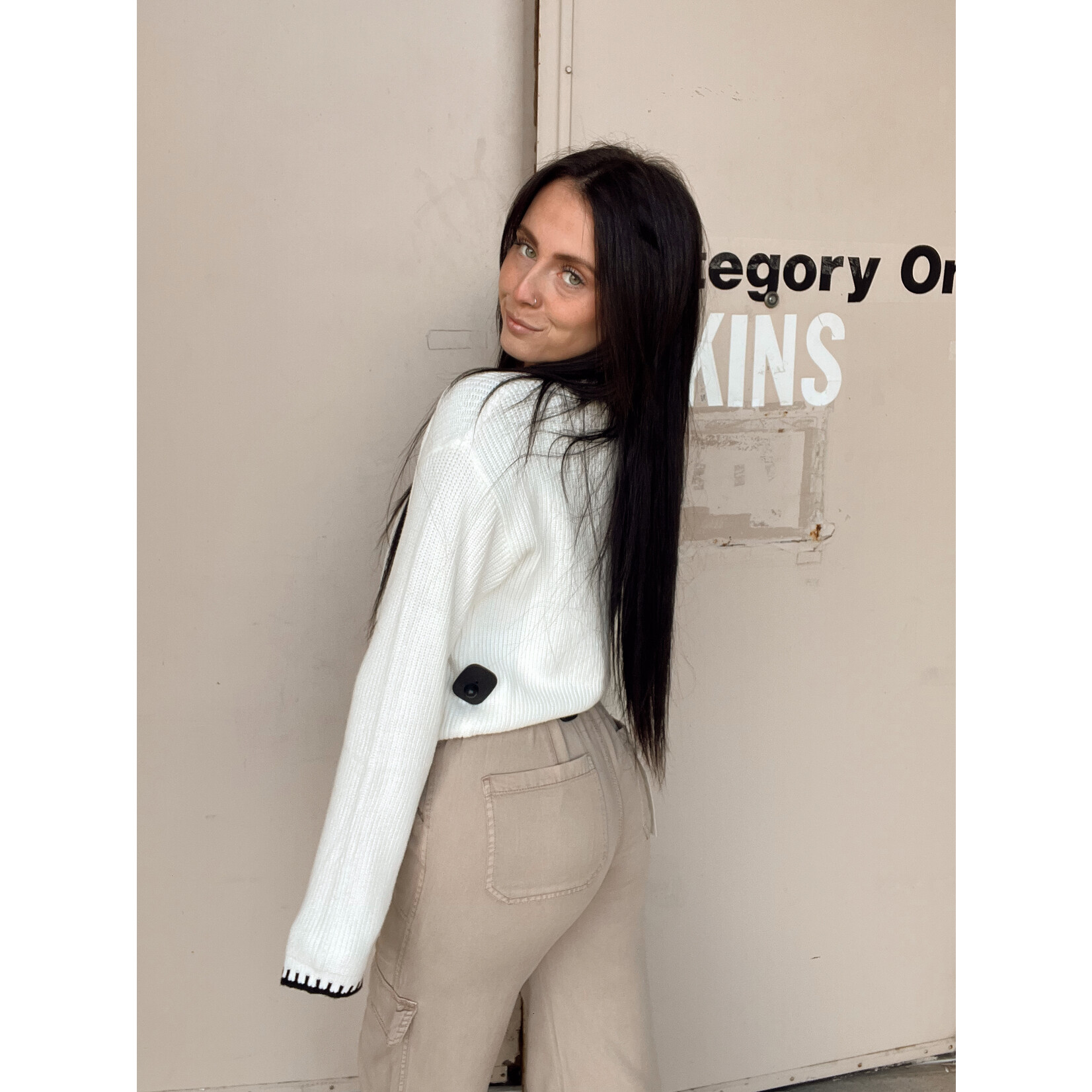 High Rise Tencel-Cargo Pants