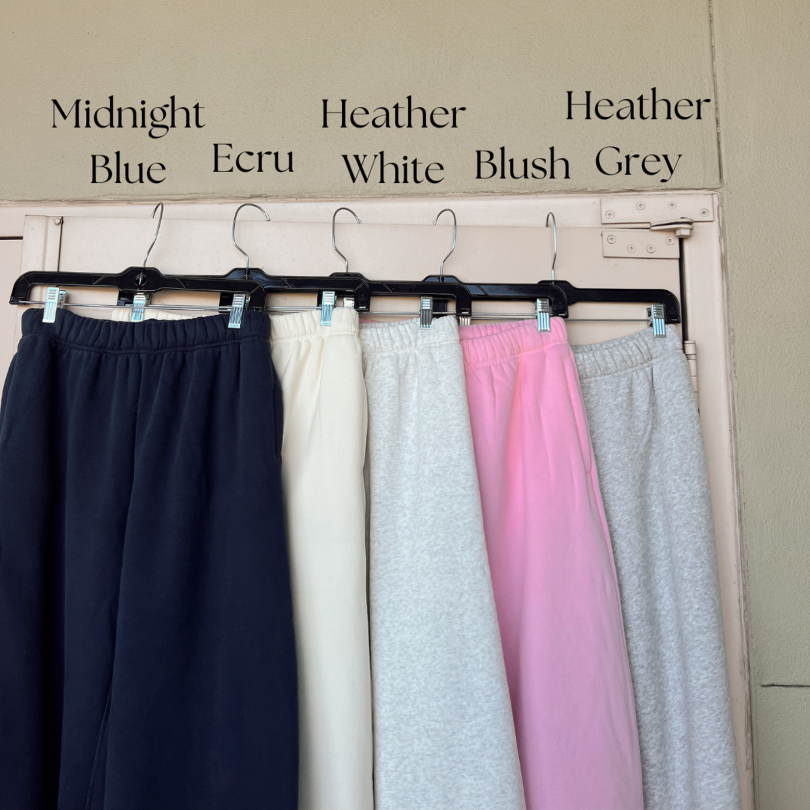 Lightweight Fleece Wide Leg Pants