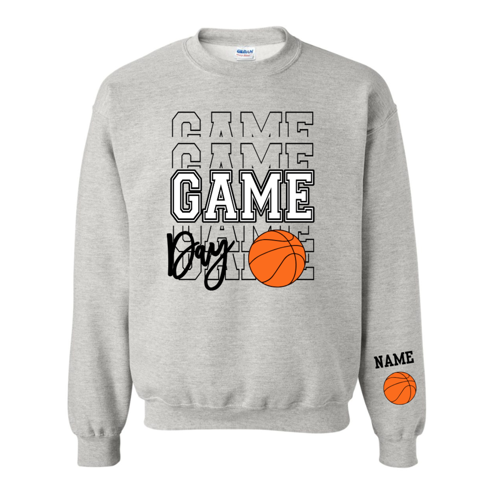 Gildan Game Day Repeat Custom Sports Crew