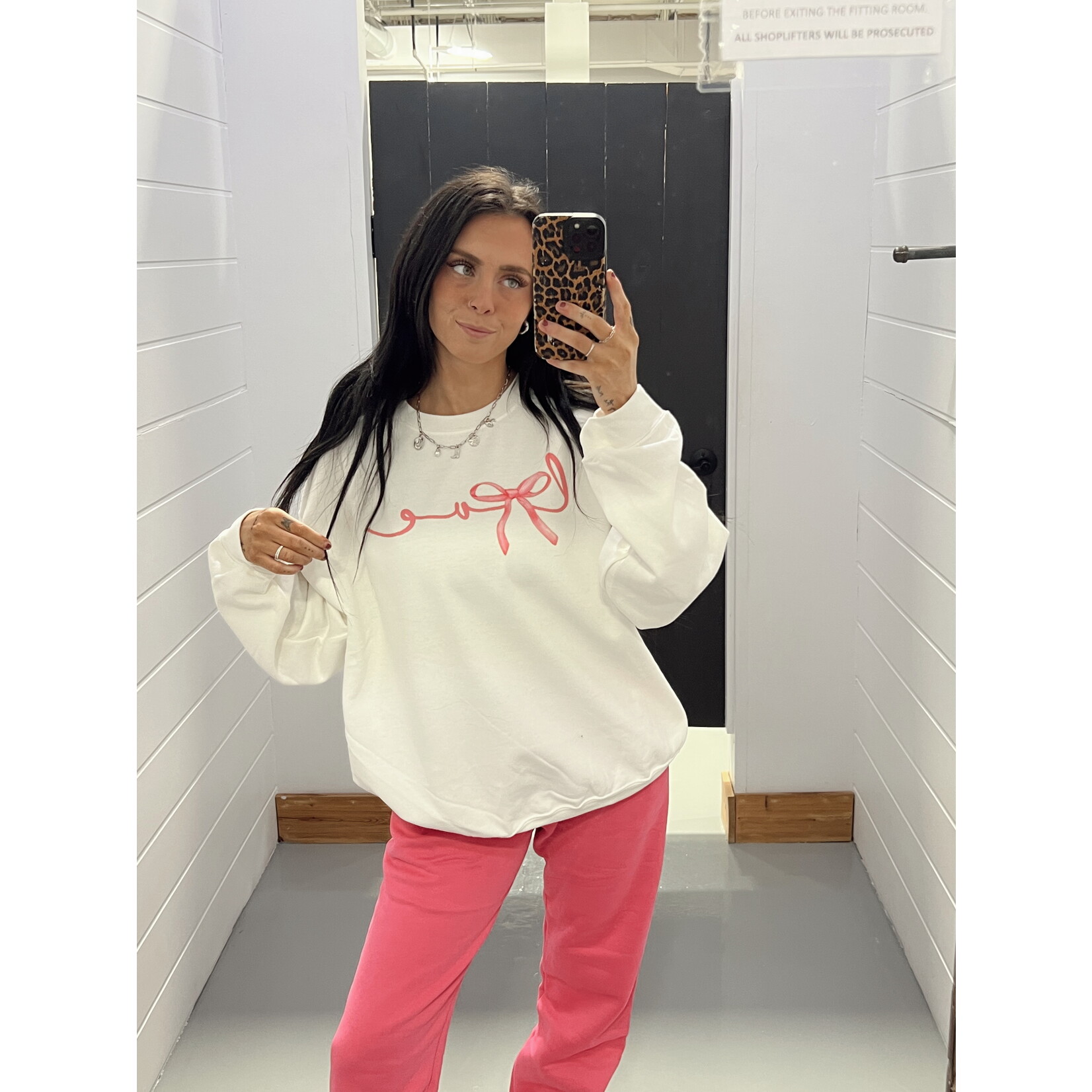 Gildan Love Bow Crewneck