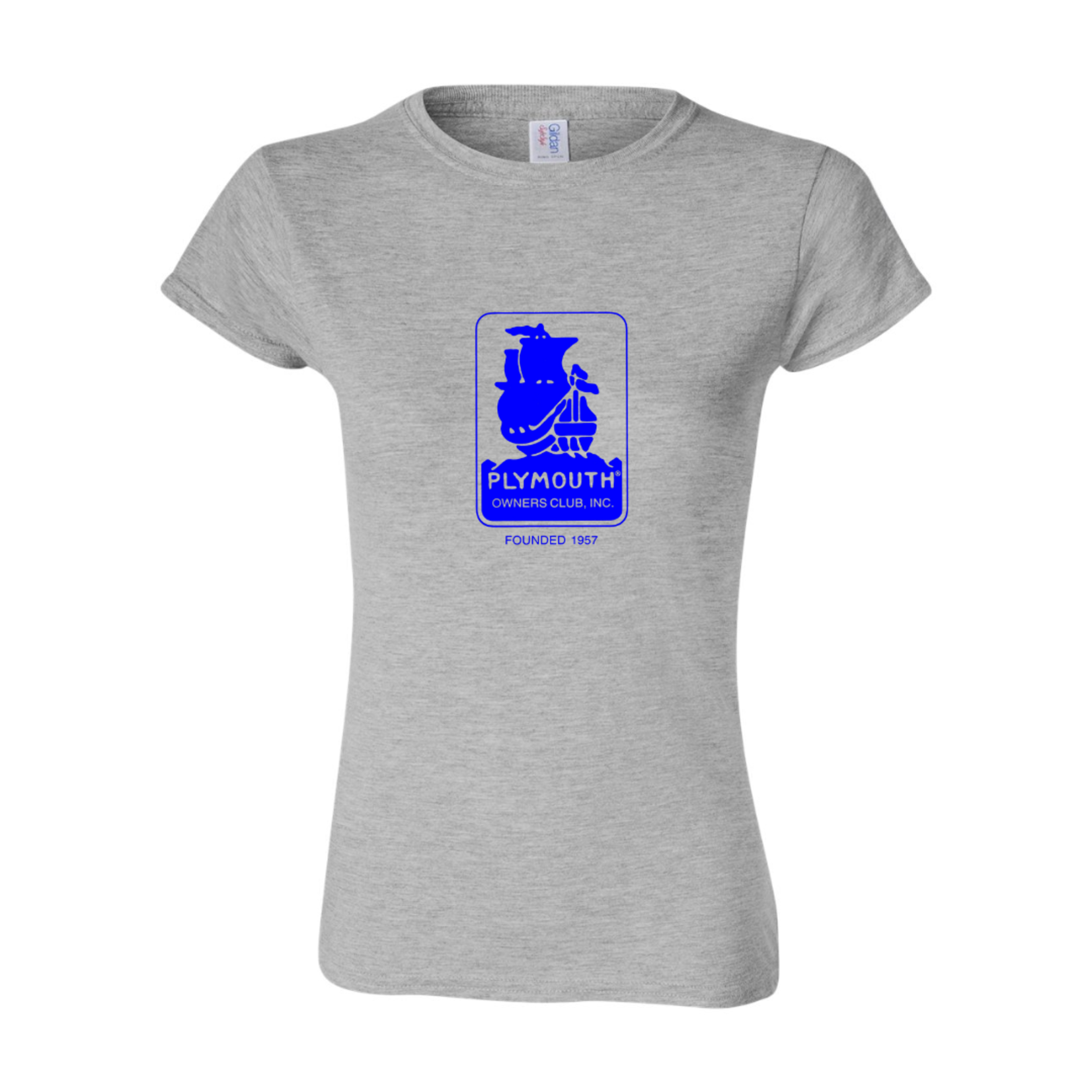 Gildan Plymouth Full Front Ladies Tee