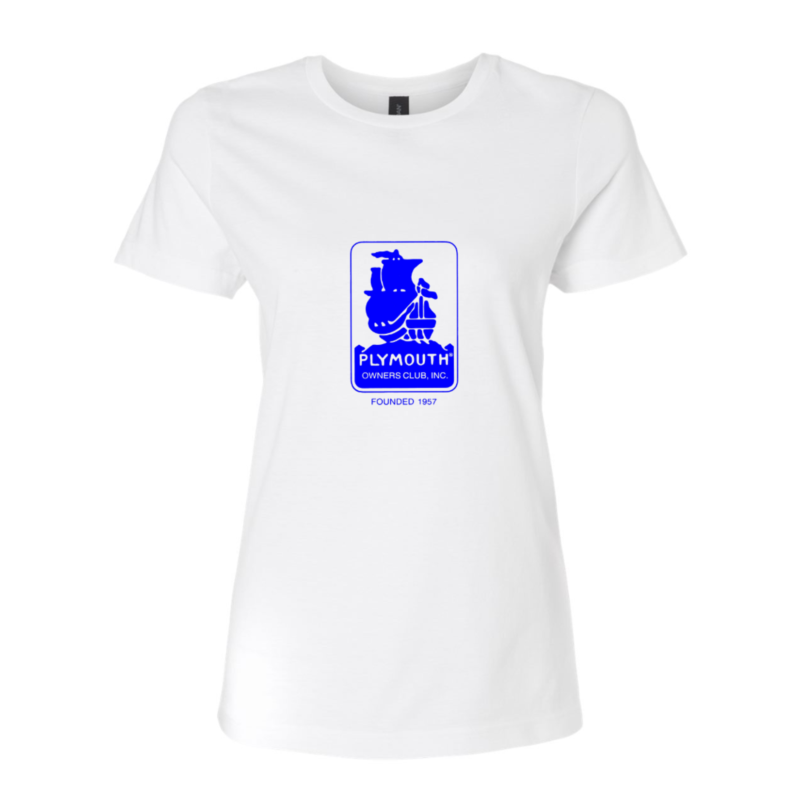 Gildan Plymouth Full Front Ladies Tee