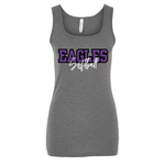Bella+Canvas Eagles Softball Layered Tank
