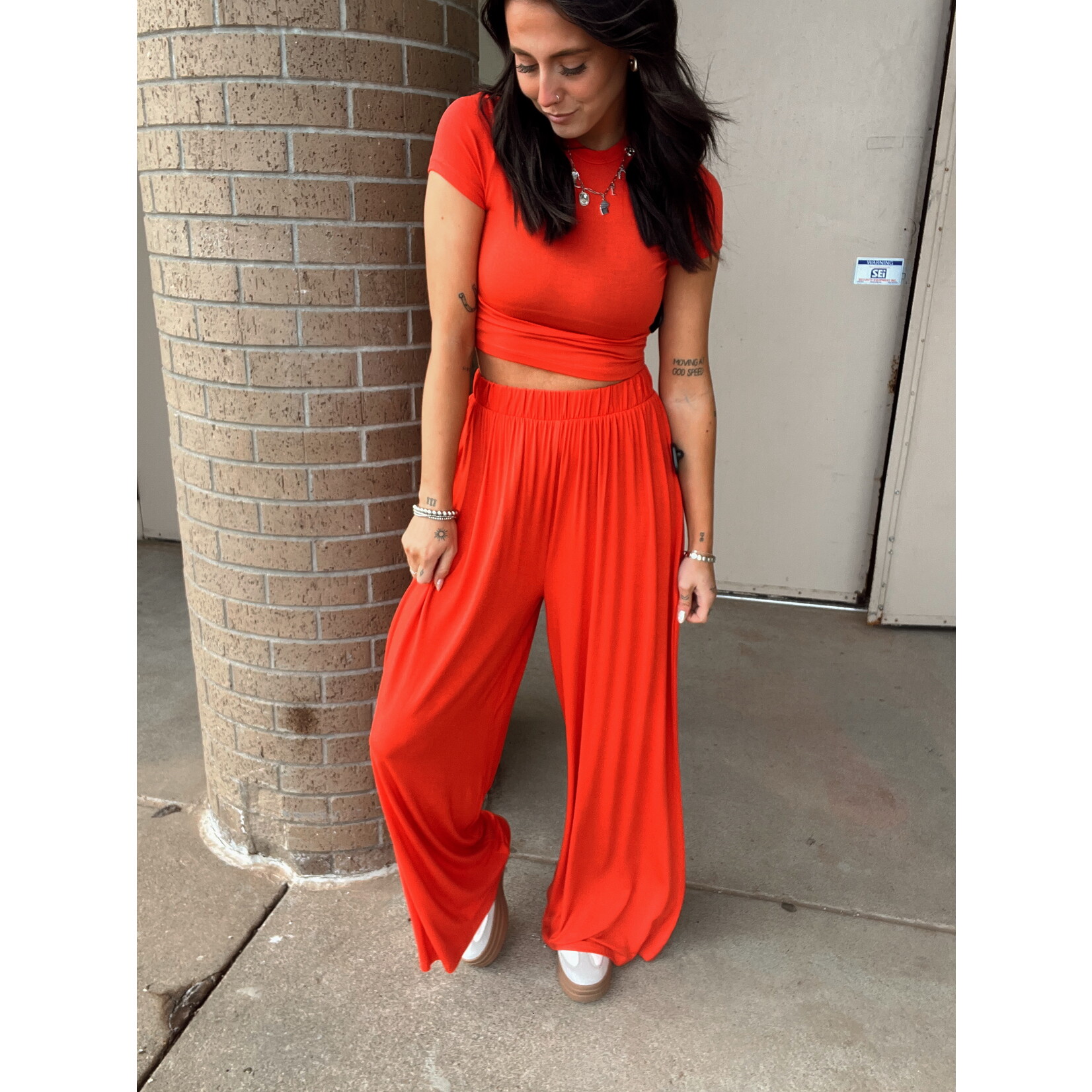 Jersey Tee and Flow Pants