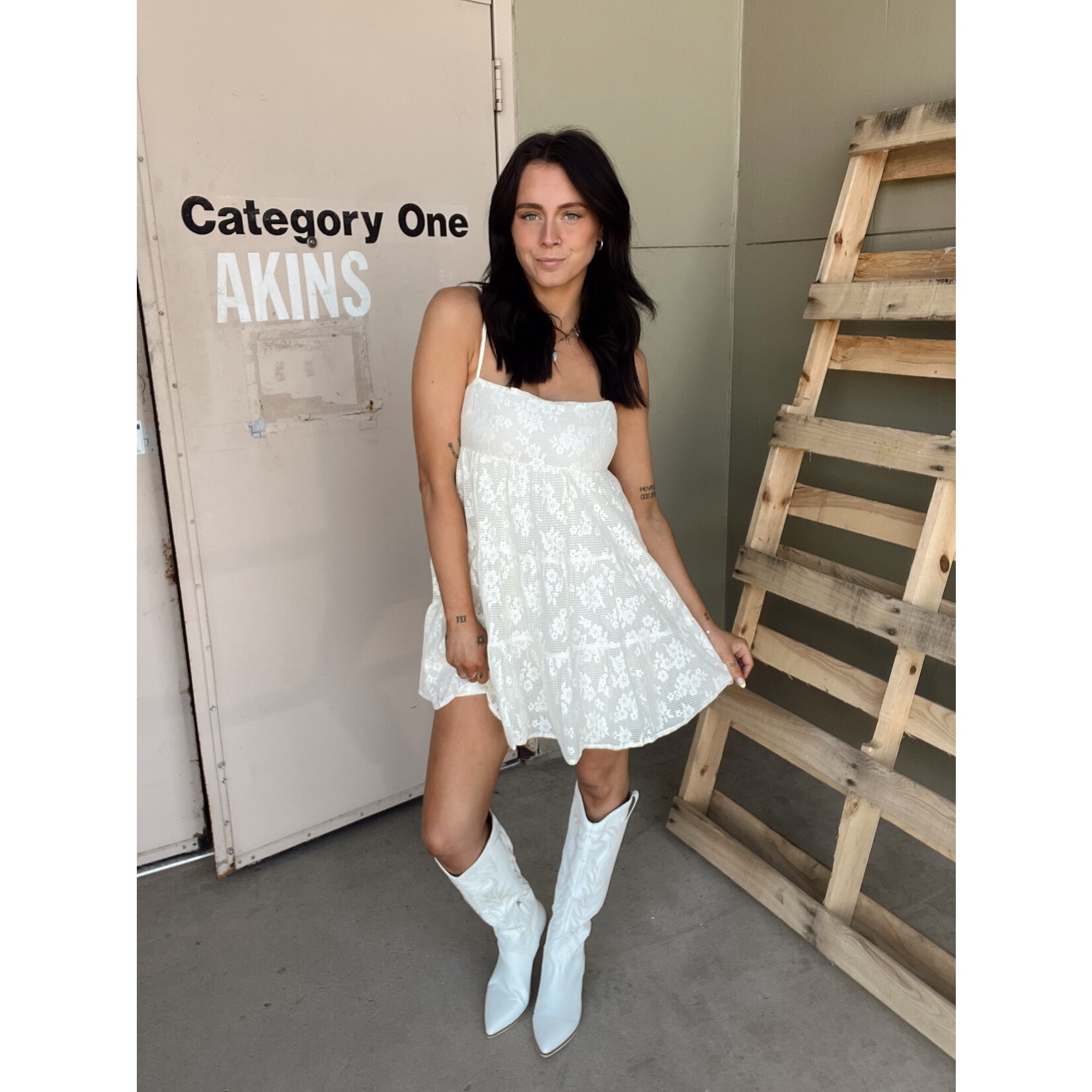 Tiered Babydoll Mini Dress