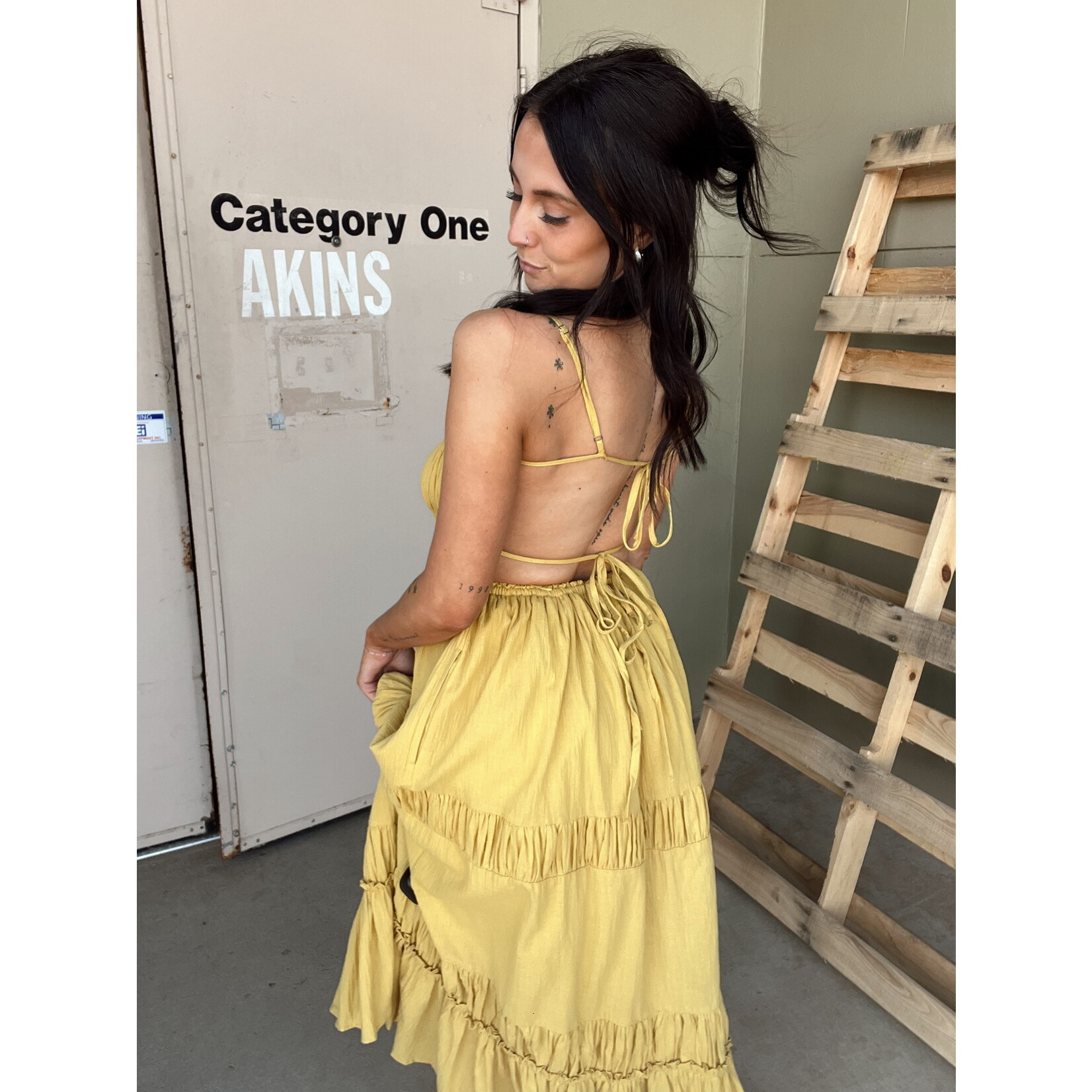 So Me Woven A Line Boho Maxi Dress