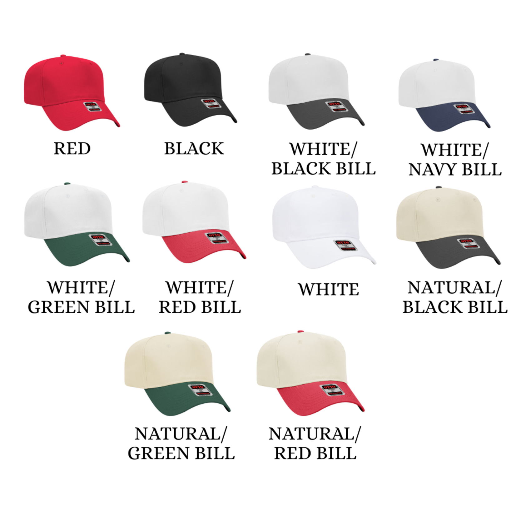 Otto Custom Embroidered Hat