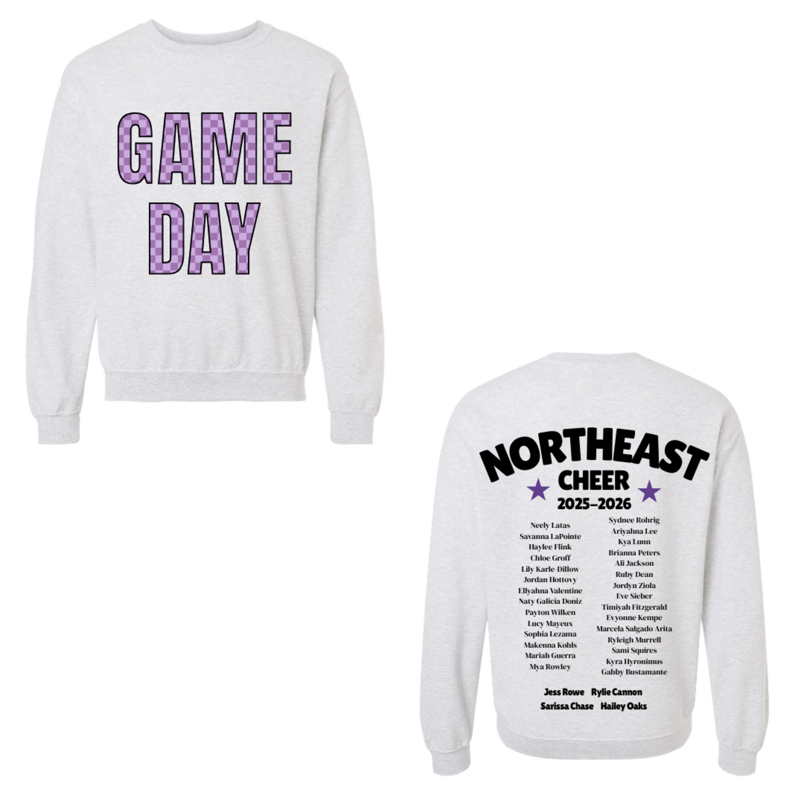 Gildan Northeast Game Day Checkered Roster Crew