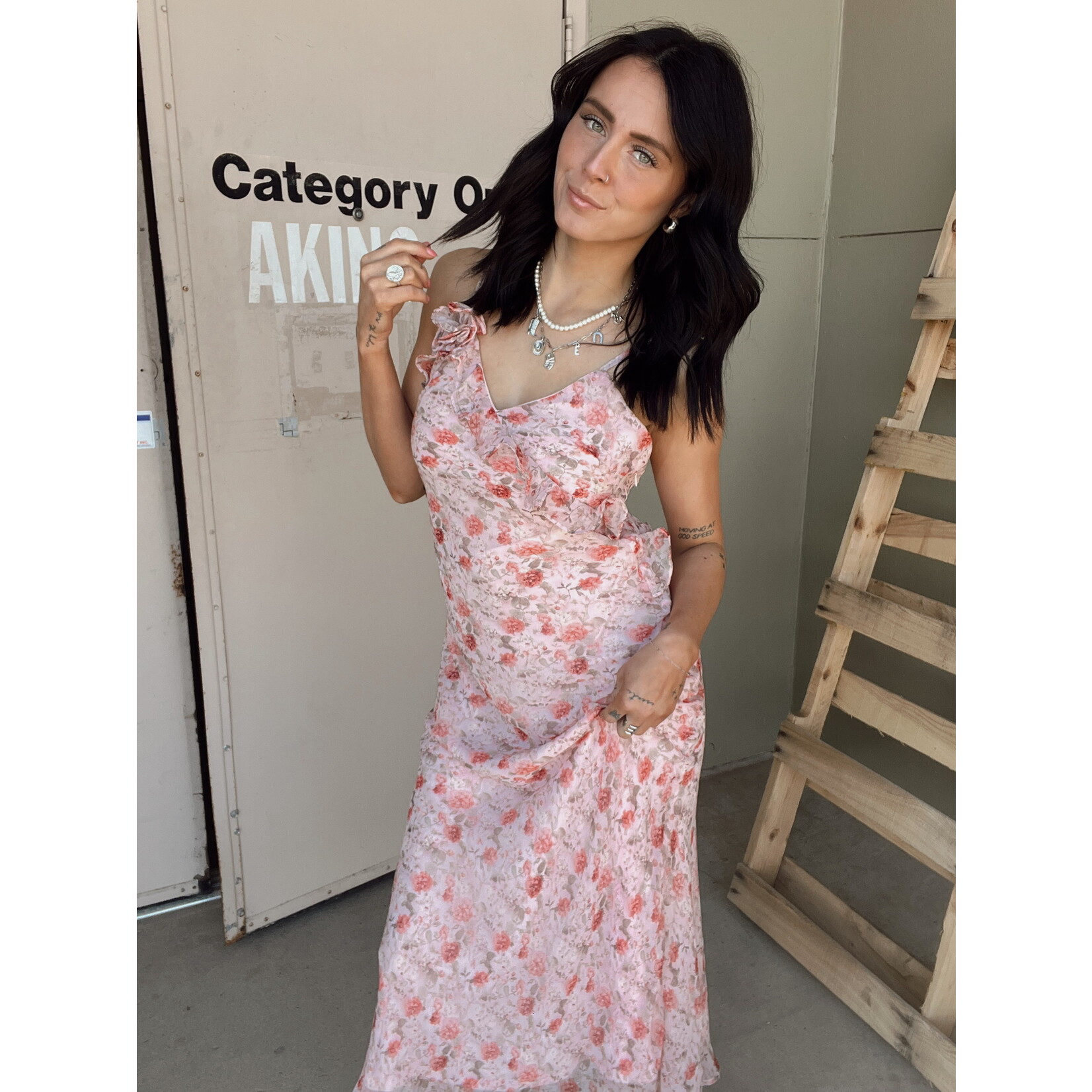 Spaghetti Strap Maxi Dress