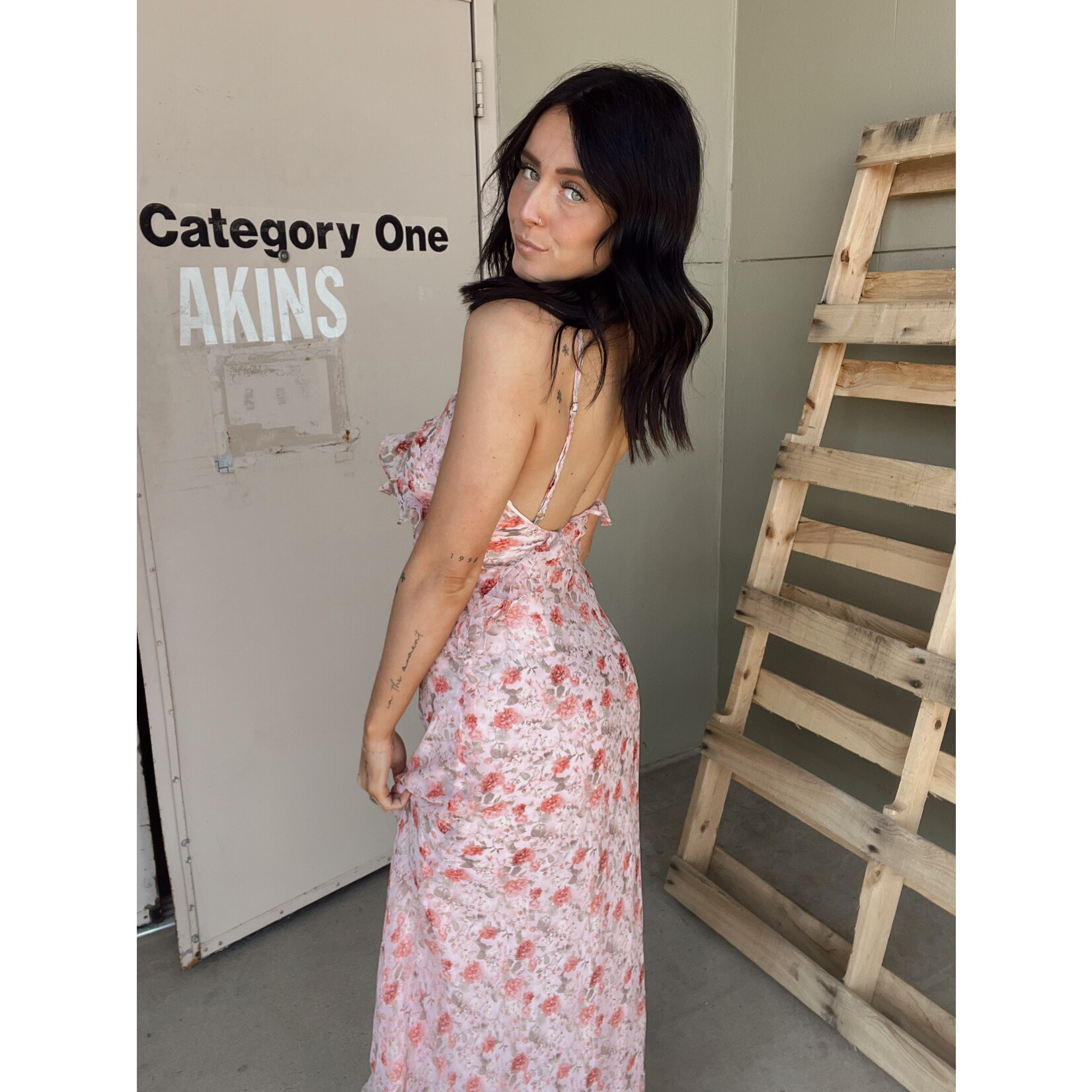 Spaghetti Strap Maxi Dress