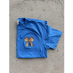 comfort colors Custom Embroidered Baseball/Softball Bow Tee
