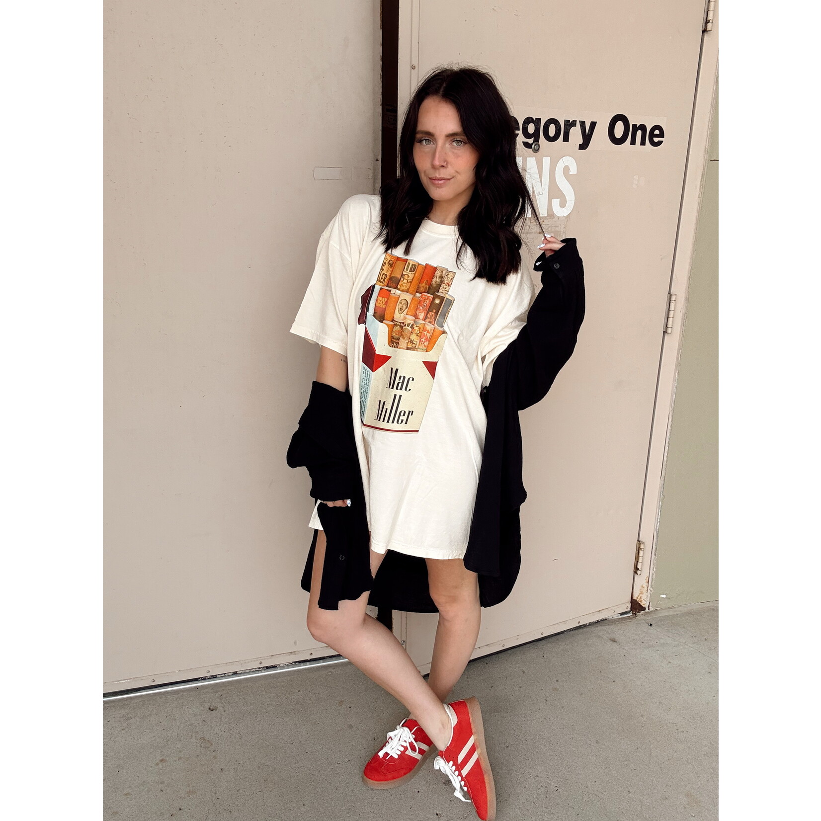 Sky to Moon Oversized Cover Up Collar Shirt