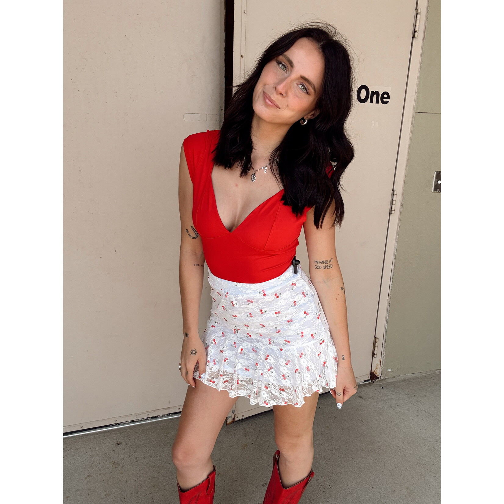 Elastic Waist Skirt