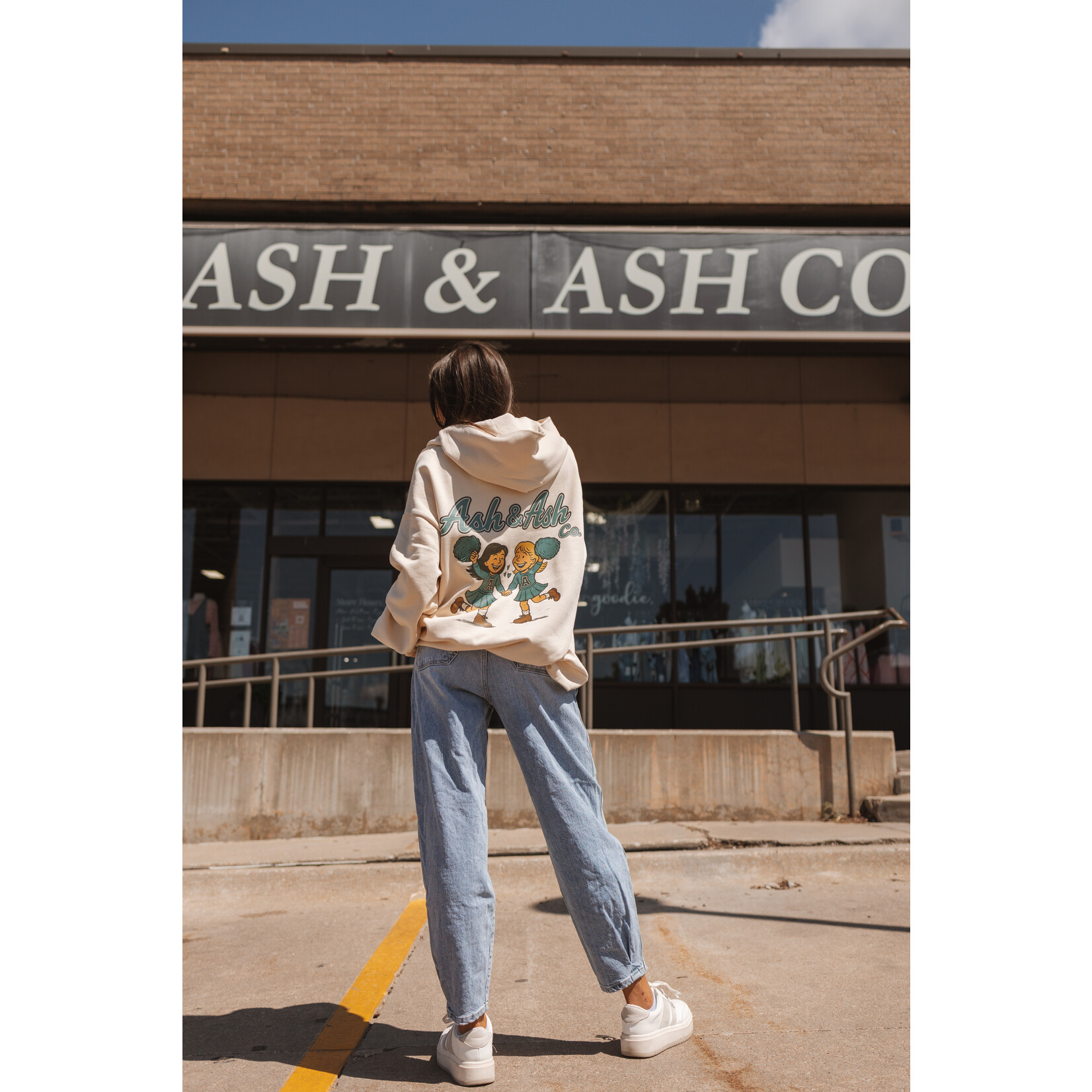 lane seven Ash & Ash Co. Cheerleaders Hoodie