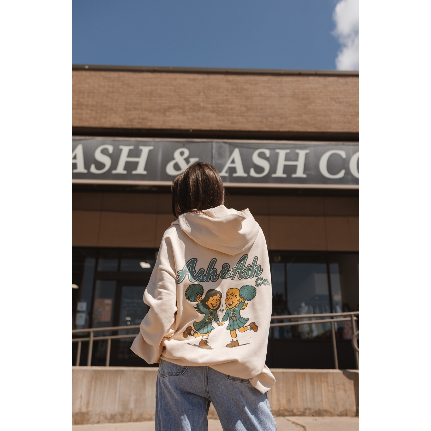 lane seven Ash & Ash Co. Cheerleaders Hoodie