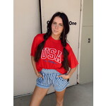 comfort colors USA 1776 Embroidered Tee