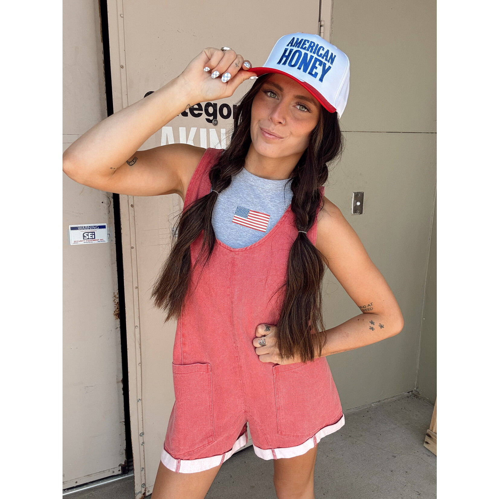 Bella+Canvas American Flag Tank