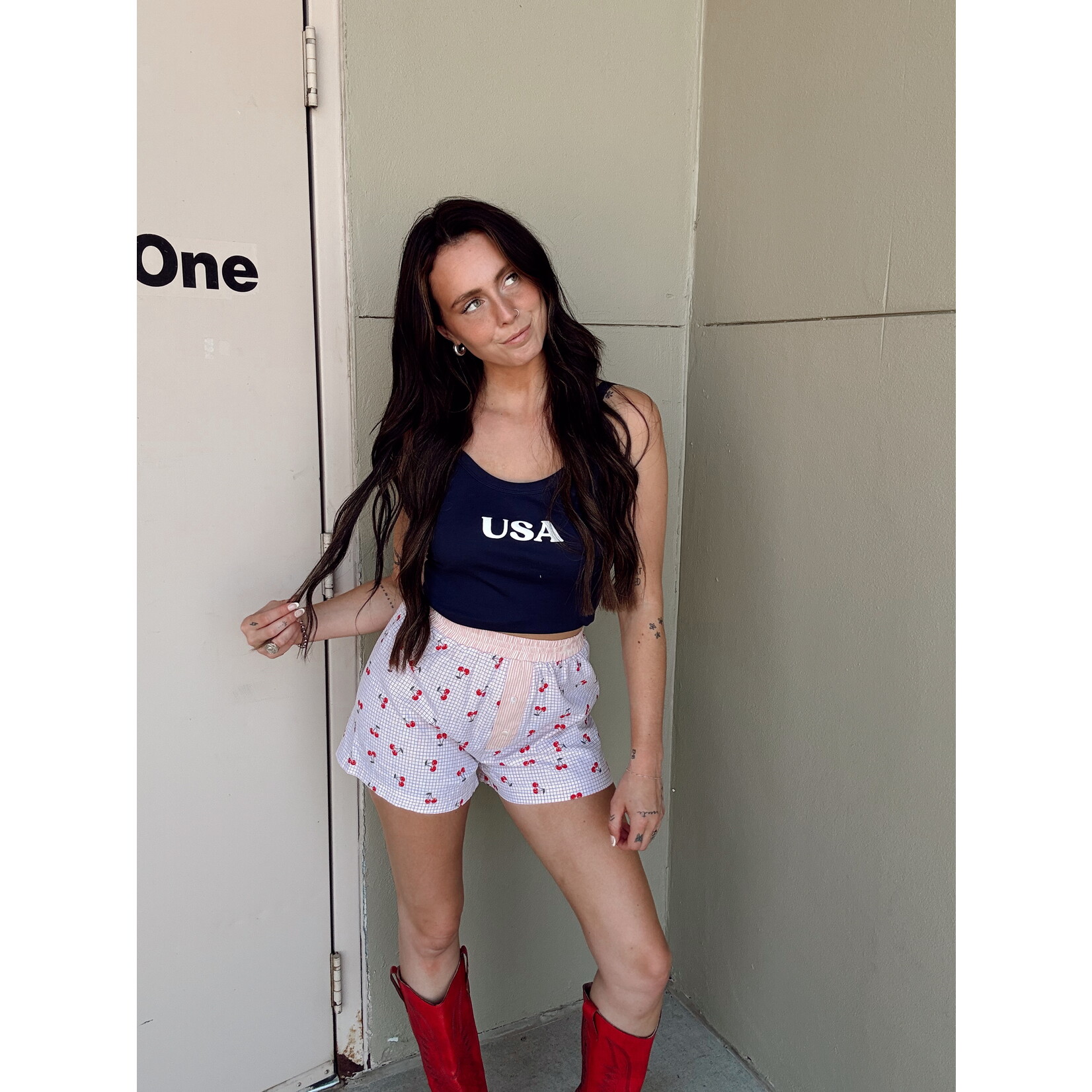 Bella+Canvas USA Puff Crop Tank
