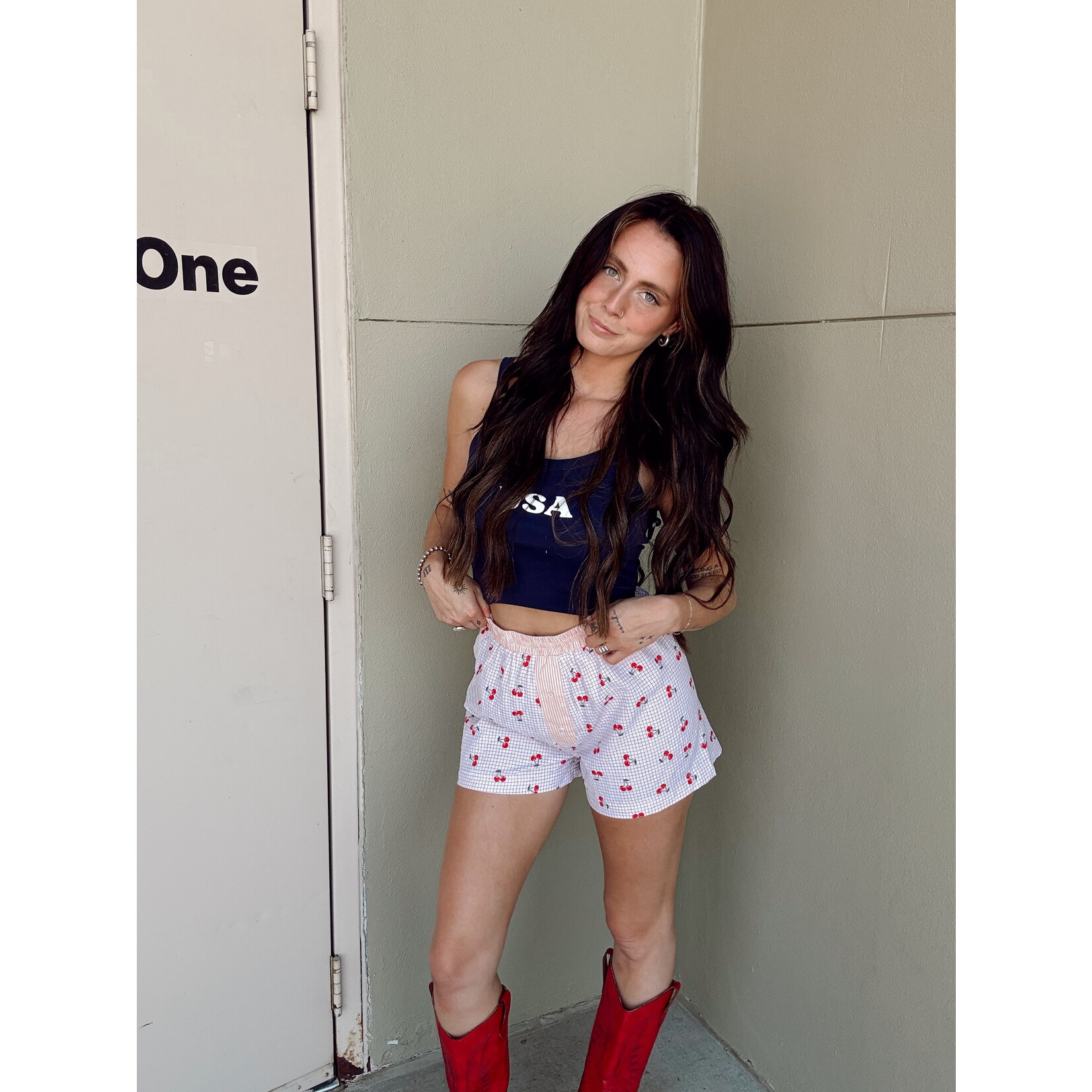Bella+Canvas USA Puff Crop Tank