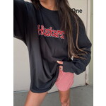 comfort colors Huskers 3D Long Sleeve Tee