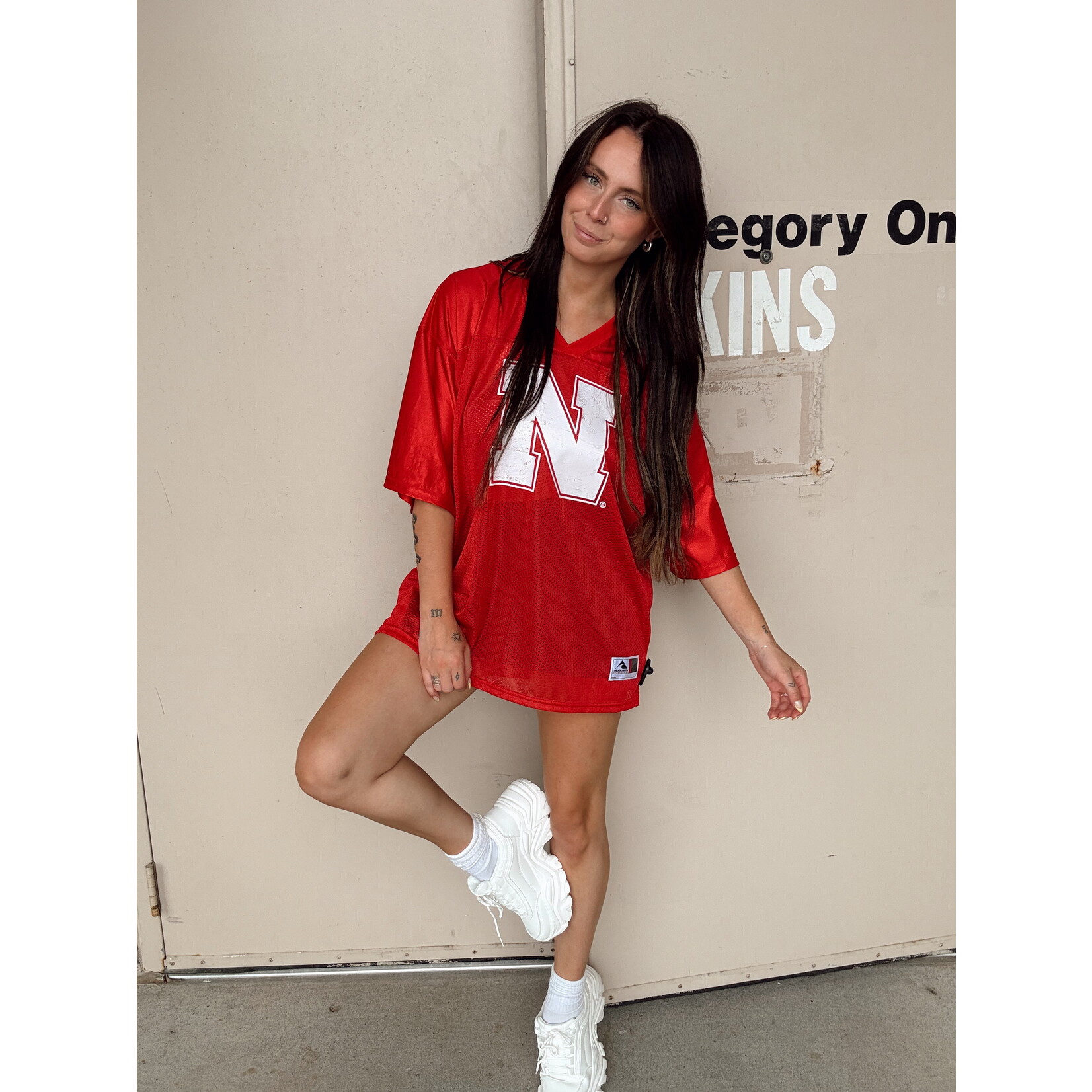 Augusta Sportswear Distressed N Jersey