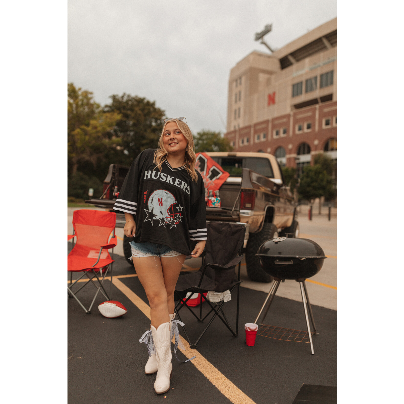 SUPERLINE Huskers Helmet Stars Jersey