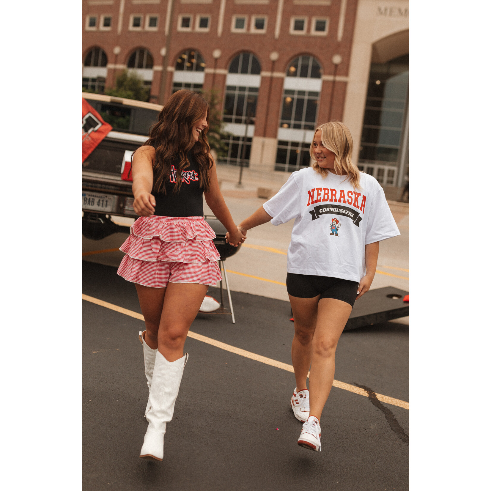 SUPERLINE Nebraska Cornhuskers Banner Herbie Box Tee